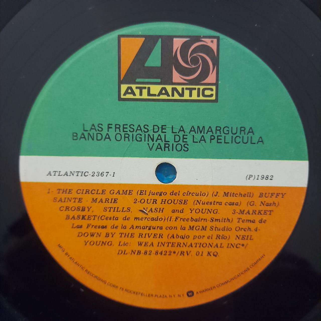 ROCK-Varios - The original Soundtrack / The Strawberry Statement ( Las Fresas de la Amargura) Año 1982