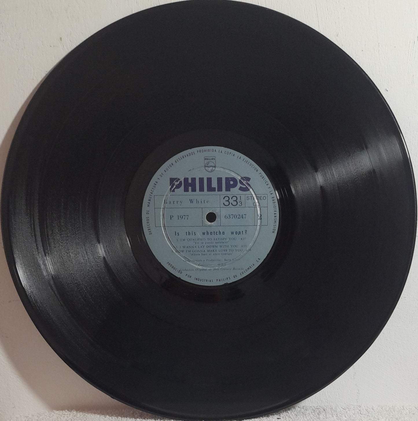 POP INGLÉS-Barry White / Is This Whatcha Wont ? . Año 1977