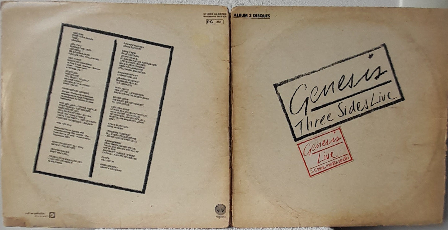 ROCK-Génesis. Three Sides Live. Año 1982
